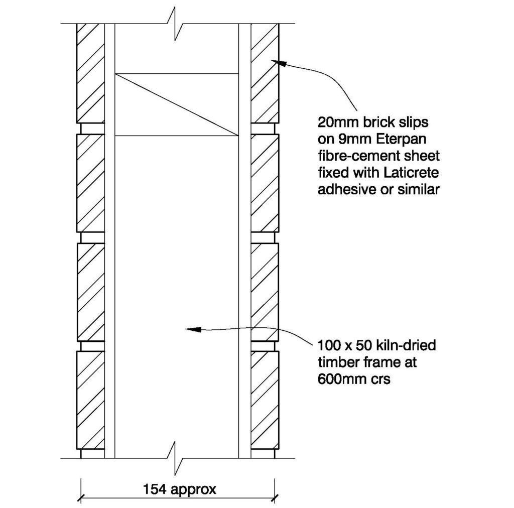 Clay Bricks – 19A Double Sided Brick Internal Walls Timber Floor