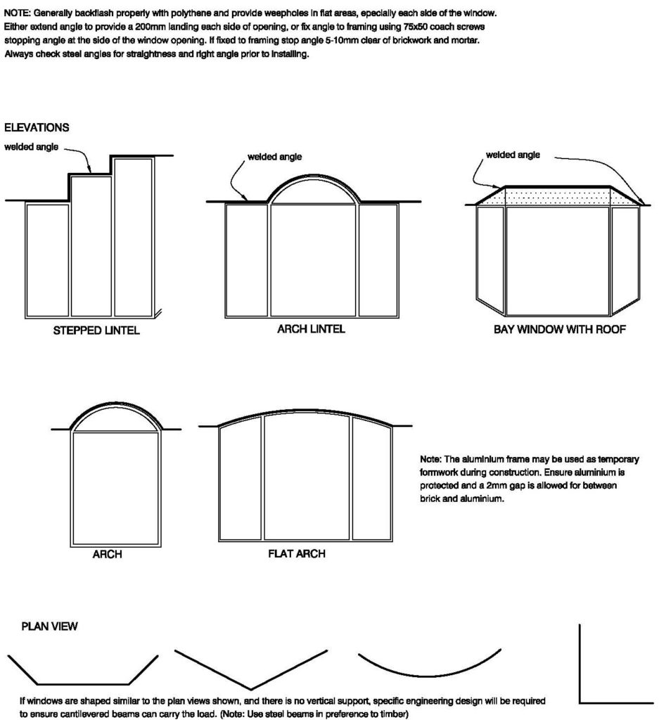 Clay Brick – Examplles Of Window Shapes