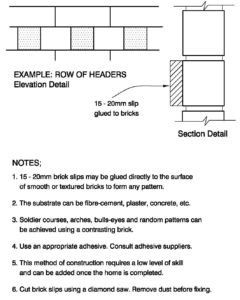 Clay Brick – Detail Using Brick Slips