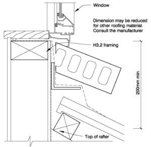 Clay Brick – Shelf Angle Under Window Concrete Tile