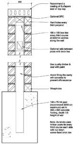 Clay Brick – Cavity Wall High Wind Area