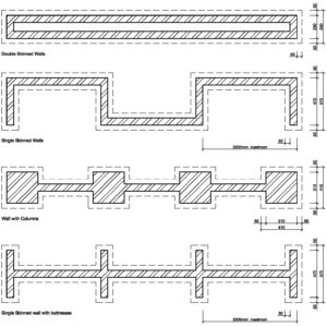 Clay Brick – Suggested Wall Plan Layouts